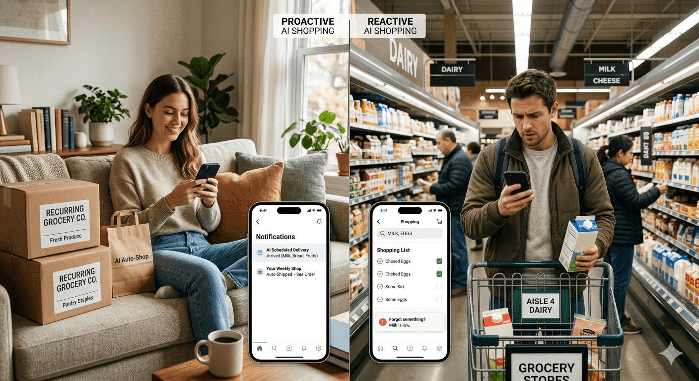 Proactive vs Reactive AI Shopping: Why the Difference Matters for You