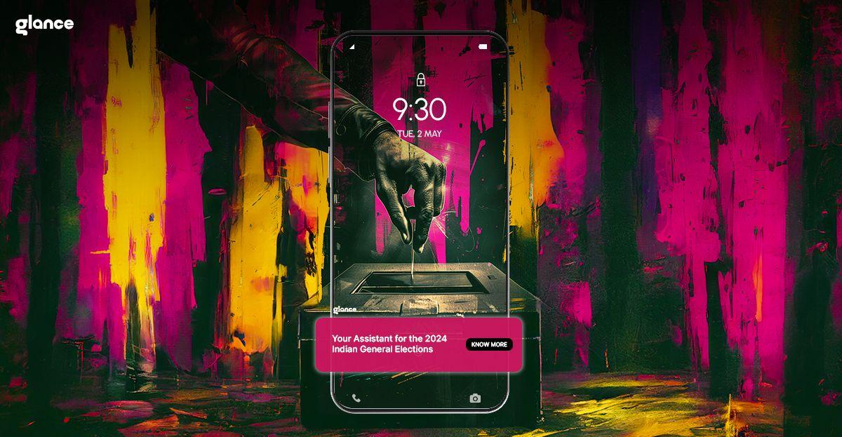 Glance Smart Lock Screen: Your Assistant for the 2024 Elections