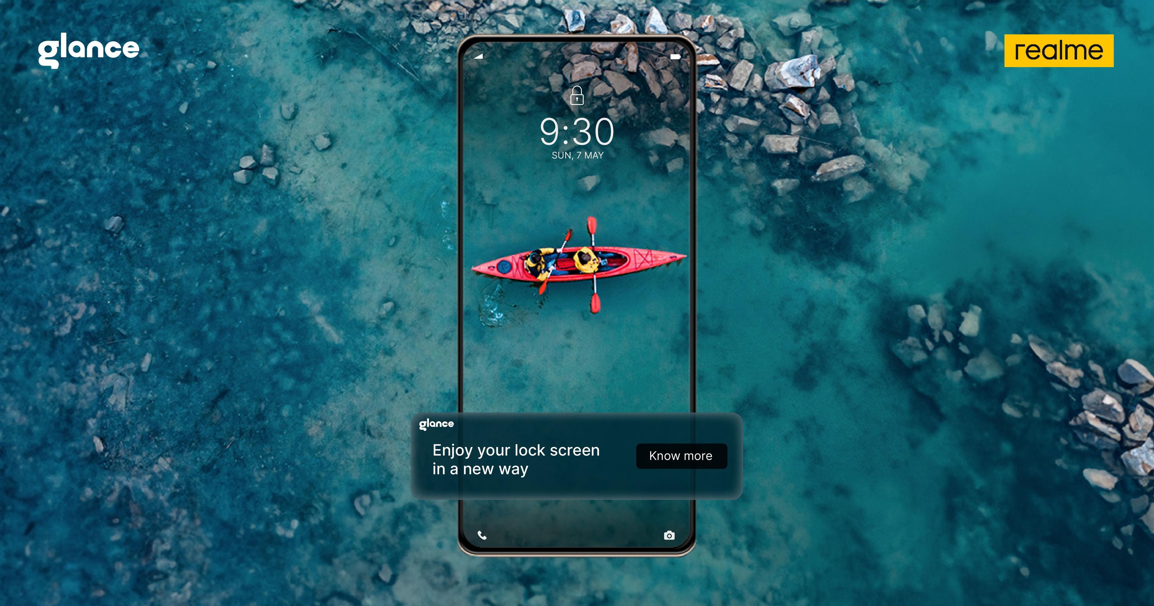 Glance on realme : The Perfect Balance of Convenience and Security