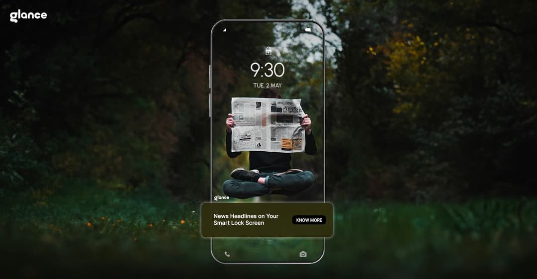 A Smart Lock Screen Keeps You Updated with the Latest News