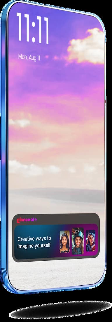left mobile screen